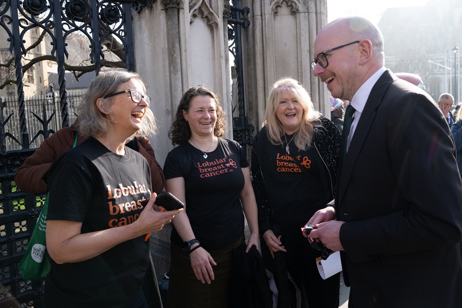 LBCUK with Brian Leishman MP outside Parliament
