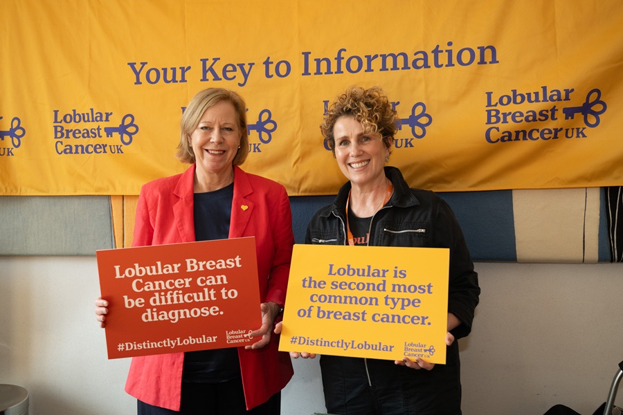 Ruth Cadbury MP with LBCUK patron Josie Lloyd at MP Drop-in